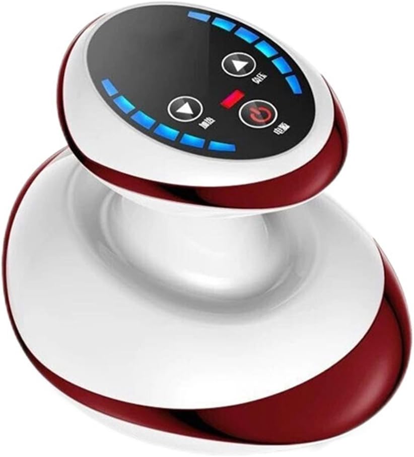 Electric Massage Scraping Body Massage Smart Electric Vacuum Cupping Heating Suction Cup Device Back Neck Arm Massger,B