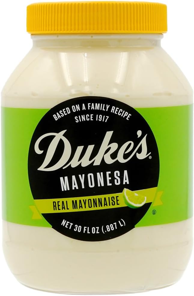 Duke’s Hint of Lime Flavored Mayonnaise Jar – Zesty & Citrusy, 30 Ounce (Pack of 1)
