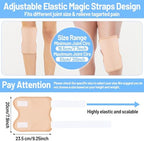 2 Pcs Castor Oil Pack Reusable Organic Castor Oil Pack Wrap Kit for Knees Legs Arms Adjustable Castors Oils Compress Pad, Anti-Oils Leak Design