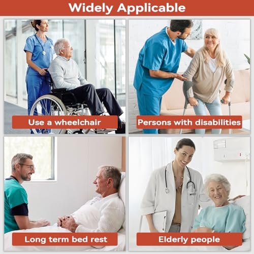 Transfer Sling for Elderly, Padded Assist Gait Belt, Heavy Duty Patient Lift with Straps, Mobility Standing and Lifting Aid for Elderly, Injured, Disabled - Safely Move from Wheelchair and Bed