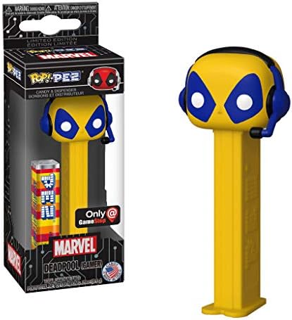Funko Pop! Pez: Marvel - Yellow Deadpool (Gamer) Exclusive