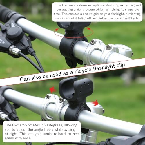 2 Pcs Cane Holder for Walker, Black Cane Holder, Universal Aaccessories for Walkers for Wheelchairs, Bicycles and Electric Vehicles, 360° Rotating Design