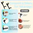 Forearm Crutches for Adults, Light Weight Folding Arm Crutch Forearm with Anti-Drop Cuff, 10 Levels Adjustable Height, Aluminum Crutches for Walking,Suitable for Men and Women