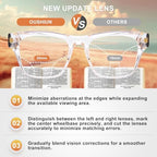 Photochromic Progressive Reading Glasses for Women Men, Transition Multifocal No-Line Computer Readers, Spring Hinge