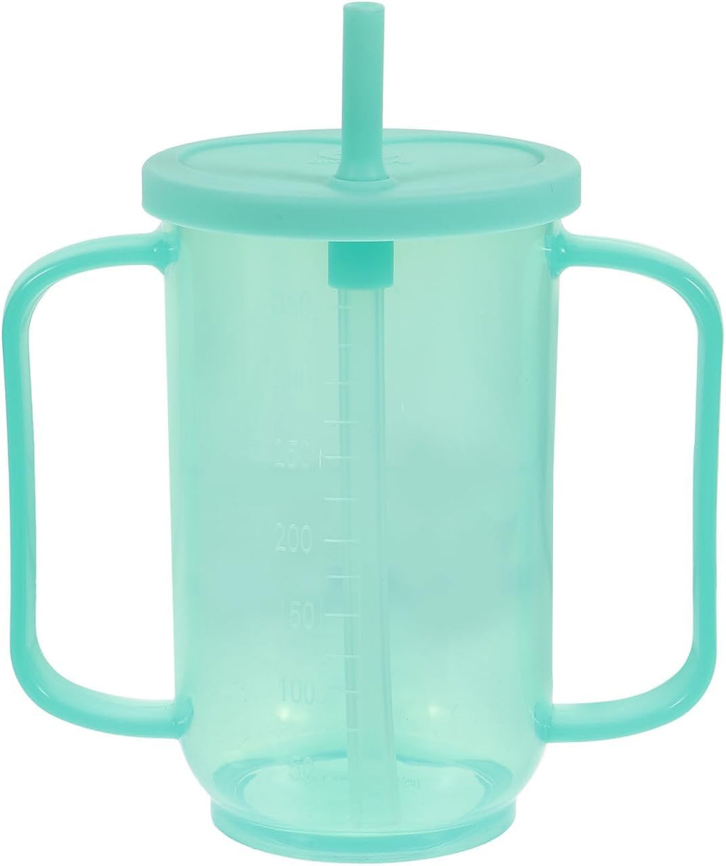 Nursing Cup for Disabled Patients Elderly and Maternity Inclined Mouth Spill Proof Drinking Cup 5.90X5.11X2.99 Inch Lightweight Anti-Choking Feeding Aid