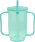 Nursing Cup for Disabled Patients Elderly and Maternity Inclined Mouth Spill Proof Drinking Cup 5.90X5.11X2.99 Inch Lightweight Anti-Choking Feeding Aid