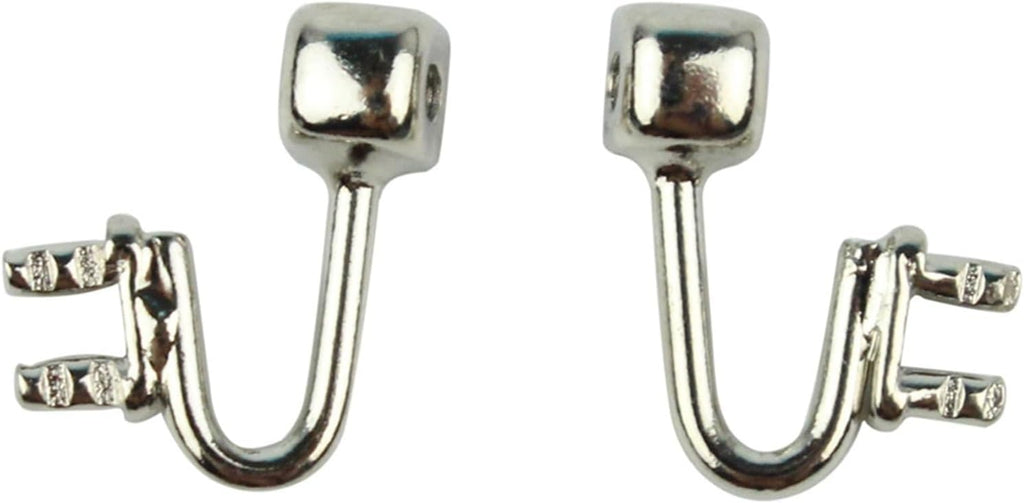 100pcs (50pairs) Eyeglasses Nose Pads Arms，Stainless Steel Nose Pad Holder Glasses Repair Accessories, Eyewear Hinge Accessories.