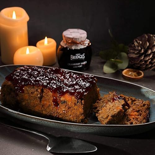 Mrs Bridges Cranberry Sauce with Port, Made in Scotland, 8oz Jar (Pack of 3)