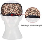 10 Pack Leopard Eye Masks Cover Sleep Mask Shade Cover for Sleeping,Shift Work,Office Nap,Relieve Stress,Travel Pouch Night Blindfold Airplane Relaxing Eyeshade Cover with Nose Pad for Men Women Kids