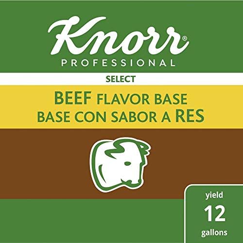 Knorr Professional Select Beef Base Bouillon, Gluten Free, No Artificial Flavors, 0g Trans Fat, 1.99lb (Pack of 6)