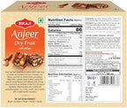 Bikaji Anjeer Dry Fruit Burfi | Halwa 8.81oz (250 g), Traditional Fig Cake and Nut Fudge with Premium Dry Fruits, Authentic Indian Mithai, Soft Rich Sweet Treat, Festive Gifting Dessert