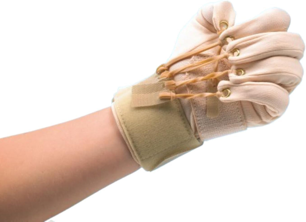 Sammons Preston Traction Exercise Glove, Hand and Finger Strengthening Glove for Joint Flexion, Hand Exerciser for Therapy, Recovery, and Rehabilitation, Left, Large/Extra Large