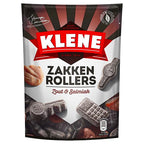 Klene Zakken Rollers I Semisoft Salty Salmiac Licorice Candy I Zout I 210 g 7.4 ounce
