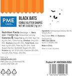 PME Halloween Edible Sprinkle Shapes – Bats (0.03 oz)