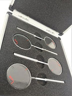0.25/0.50/0.75/1.00 Optometry Trial Jackson Cross Cylinder Set Diopters Optics Lens/w Case