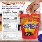 Candylandia Cookie Dough Bites Candy with Raw Edible Cookie Dough in Value Size 10.5 ounce bag | Chocolate Chip Flavor | 1 bag