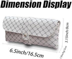 Glasses storage bag Travel sunglasses myopia glasses storage bag Fashion leather storage bag