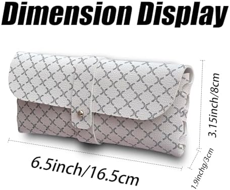 Glasses storage bag Travel sunglasses myopia glasses storage bag Fashion leather storage bag