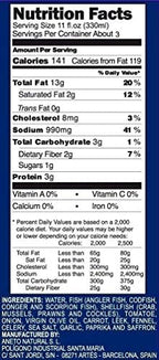Aneto Seafood Paella Cooking Base Broth, 33.83 Fluid Ounce (6 Pack)