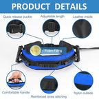 Gait Belt for Seniors, Transfer Belt with 7 Nylon Padded Handles, Medical Belt for Lifting Patients, Safety Gait Belt for Elderly Easy to Use Quick Release Buckle(Blue)