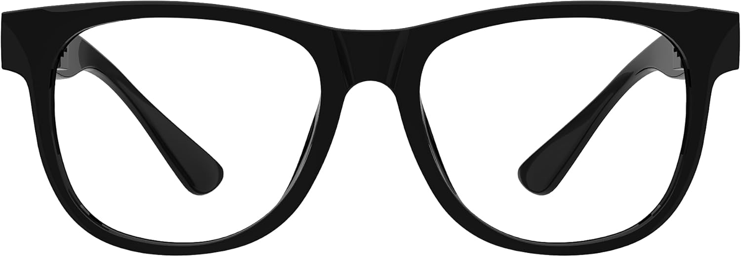 Eyekepper 6 Pack Metalless Reading Glasses with Screwless Spring Hinges Large Frame Readers for Men