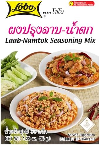Lobo Thai Laab Namtok Seasoning Mix, 1.06 Ounce (Pack of 5)
