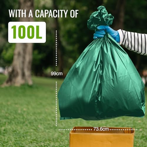 100Litre,10 Heavy Duty Garden Sacks Bags-Made from Recycled Waste - EcoBag