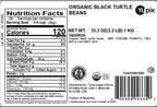 Yupik Organic Black Turtle Beans, 2.2 Lb, Non-GMO, Vegan, Gluten-Free (Pack of 2)