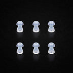 （6pcs/lot）Hearing Aid Ear Tips Silicone Earplug Domes for BTE,ITE and Pocket Hearing Aids Ear Bud Replacements (Small φ8mm)