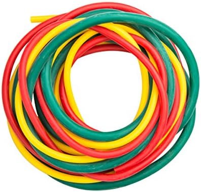 Cando W54615 10-5380 Yellow/Red/Green Low-Powder Exercise Tubing PEP Pack, Easy Resistance