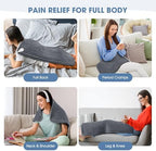 FluffyWarmth Electric Heating Pad for Back, Extra Large 17''x 33'' XXXL for Full Body,Menstrual Period Cramps,Neck Shoulder Back Pain Relief, 6 Heat Settings 4 Timers Heating Pad, Gifts for Women Men