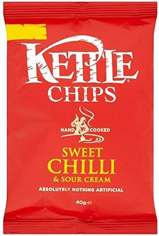 Kettle Chips Sweet Chilli & Sour Cream 40g - Case of 18