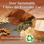 Perfect Stix 52lb Kraft Brown Paper Shopping Bags- Pack of 25ct