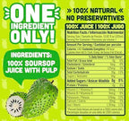 NILO Soursop Juice | 100% Real Guanabana Soursop Graviola | NO Sugar added | NOT From Concentrate | 10.8 oz (Pack of 12)