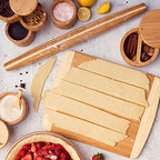 Totally Bamboo Kauai Cutting Board – Durable Bamboo Wood Chopping Board for Kitchen Prep, Serving, and Charcuterie, Knife-Friendly and Easy to Clean, 14.5 x 11.5 Inches