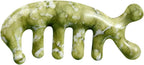 Scalp Massager Jade Craft Massage Comb Acupoint Massager Wide Tooth Jade Combs