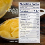 Kevala Clarified Butter Ghee – Grass‑Fed, Lactose & Casein Free, High Smoke Point Cooking & Baking Butter Alternative – Keto & Gluten Free Spread & Oil Substitute | 2 lb