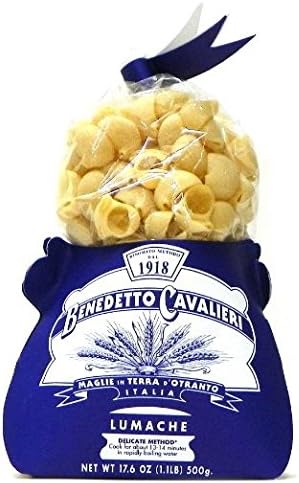 Benedetto Cavalieri Lumache Semolina Pasta - 17.6 oz (4 Pack)