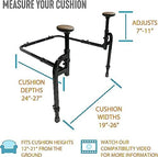 Stander Heavy Duty EZ Stand-N-Go, Bariatric Chair Lift Assist for Elderly, Grab Bar Standing Handle for Seniors, Daily Living Mobility Aid