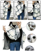 DKULMN Wheelchair Blanket, Warm Thickened Plush Windproof Wheelchair Blanket, Suitable for Men and Women