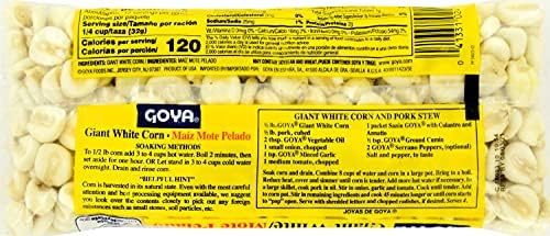 Goya Foods Giant White Corn, Dry, 14 Ounce (Pack of 24)