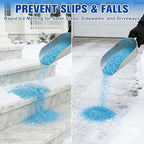 2PCS 2026 Ice & Snow Melt - Fast Acting Granular Rock Salt for Driveways & Sidewalks,Pet Friendly Low-Corrosion Formula, Melts Ic-e Down to -16°c (3°f), Resealable 100g Bag