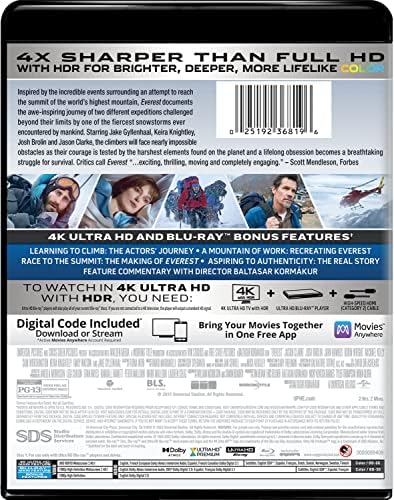 Everest [4K Ultra HD + Blu-ray + Digital HD]