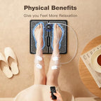 Transcutaneous Electronic Nerve Stimulator and Powered Muscle Stimulation for Pain Relief, EMS Foot Massager