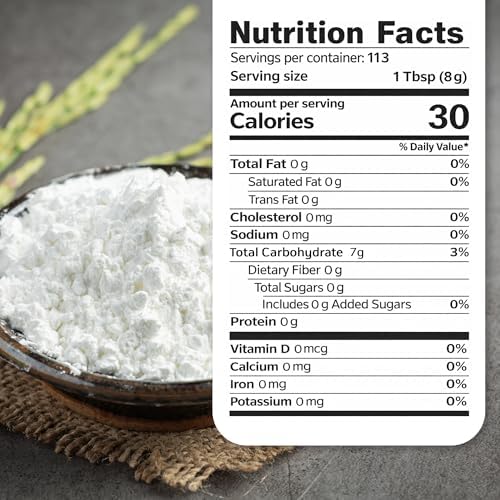 Quay Naturals Organic Corn Starch, 1.5 lb – Non-GMO, Gluten-Free, Vegan & Aluminum-Free – Thickener for Baking, Frying, Sauces & Natural Cleaning