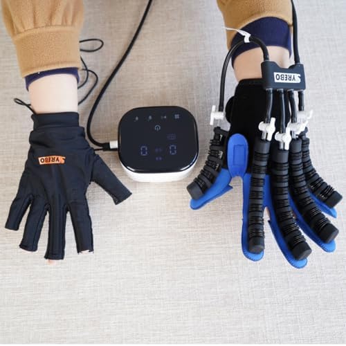 Upgraded Rehabilitation Robot Gloves Stroke Hand Dysfunction Recovery, Finger Exerciser Physical Therapy Equipment