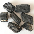 100g Pack Natural Black Crystal Gemstone Collectibles Rough Rock Mineral Specimen Stone Home Decor