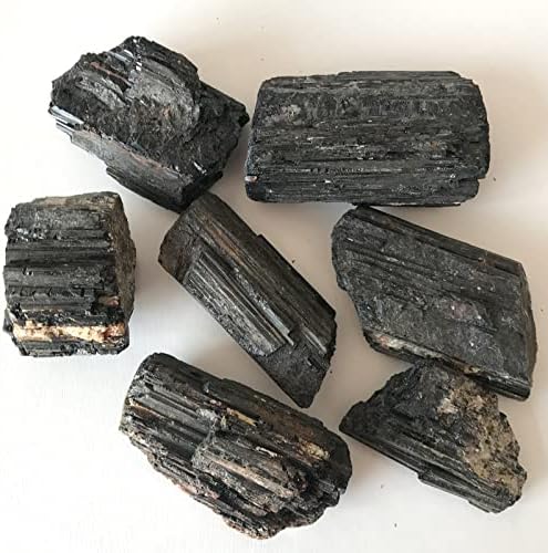 100g Pack Natural Black Crystal Gemstone Collectibles Rough Rock Mineral Specimen Stone Home Decor