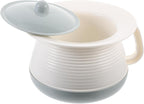 Homoyoyo Chamber Pot for Women and Kids with Lid - Portable Pee Pot and Urine Bucket with Handle - Ideal for Emergencies Camping Bedside Hospital or Night Use Urinal Potty Training (8x8x5 in)