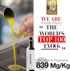 Swisense Fresh Italian Extra Virgin Olive Oil 750 ml – Cold Pressed, Very High Polyphenols +839 mg, Hydroxytyrosol‑Rich Phenolic EVOO,Unprocessed, Single Source Family Farm, Top 100 EVOOs in the World